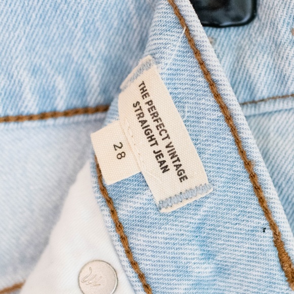 The Perfect Vintage Straight Jean in Westanna Wash - Picture 4 of 6